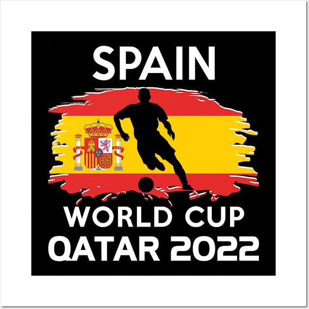 World Cup 2022 Spain Team Wall Art by adik